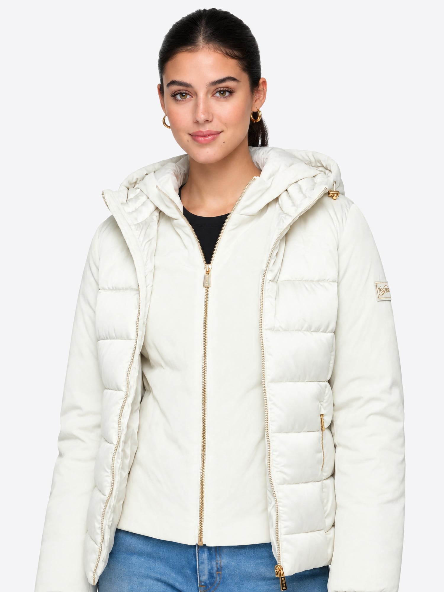 Piumino YES-ZEE da Donna - beige J045M500157