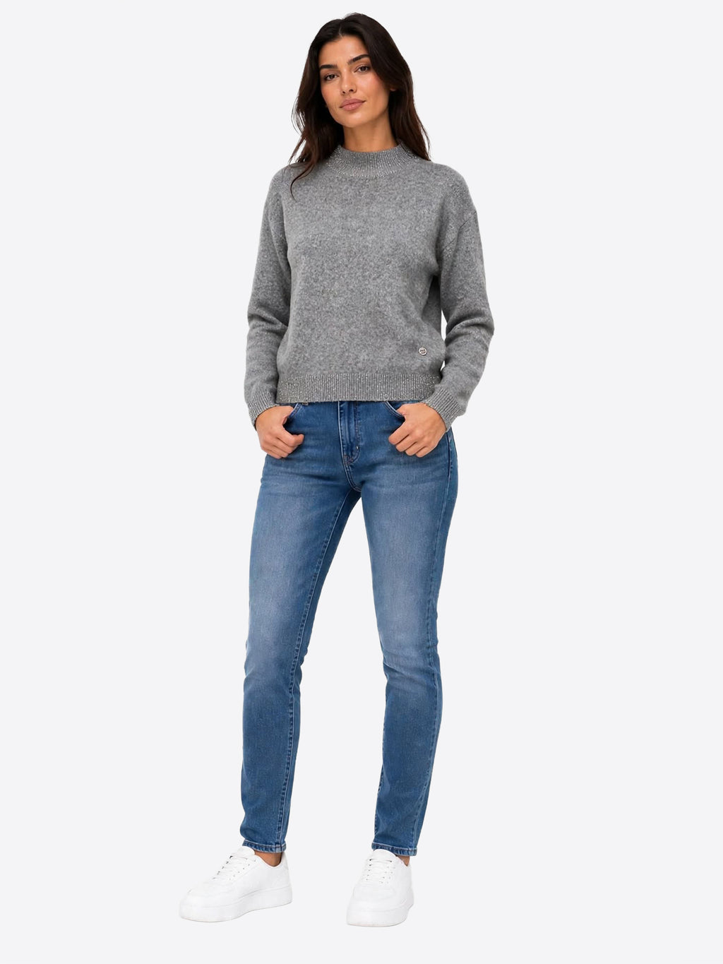 Maglia YES-ZEE da Donna - grigio M003BN00842