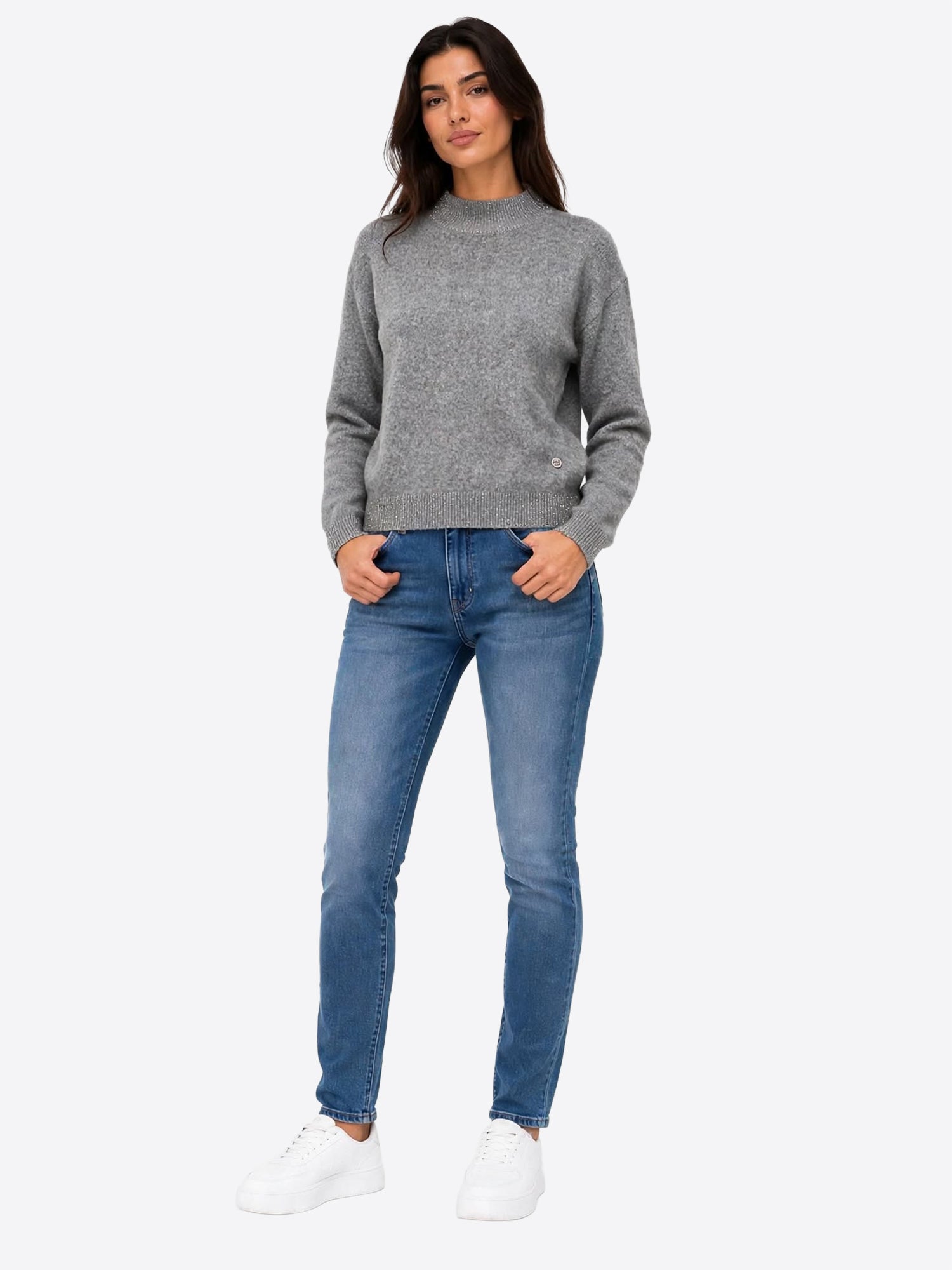 Maglia YES-ZEE da Donna - grigio M003BN00842