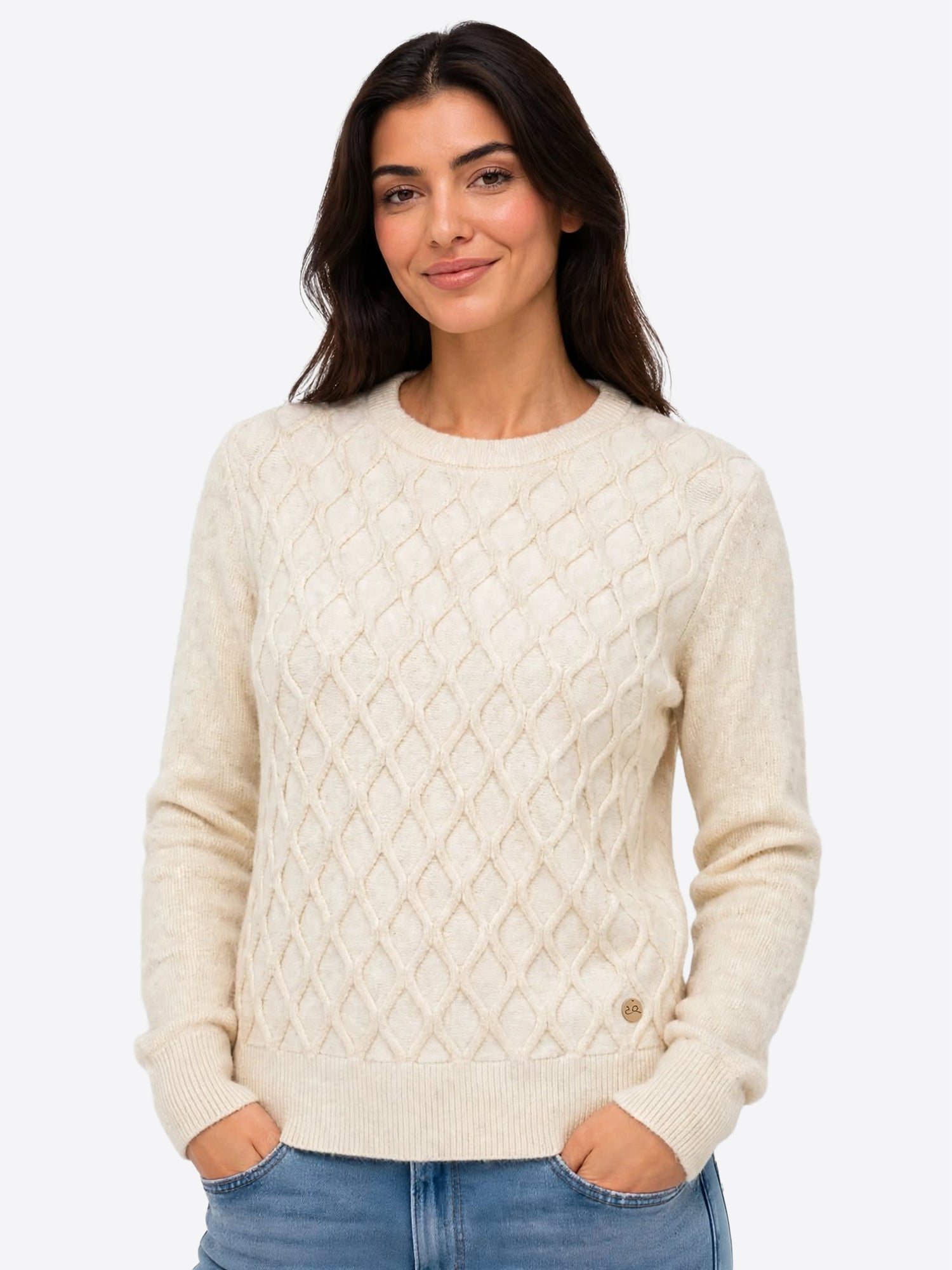 Maglia YES-ZEE da Donna - beige M011BI00157