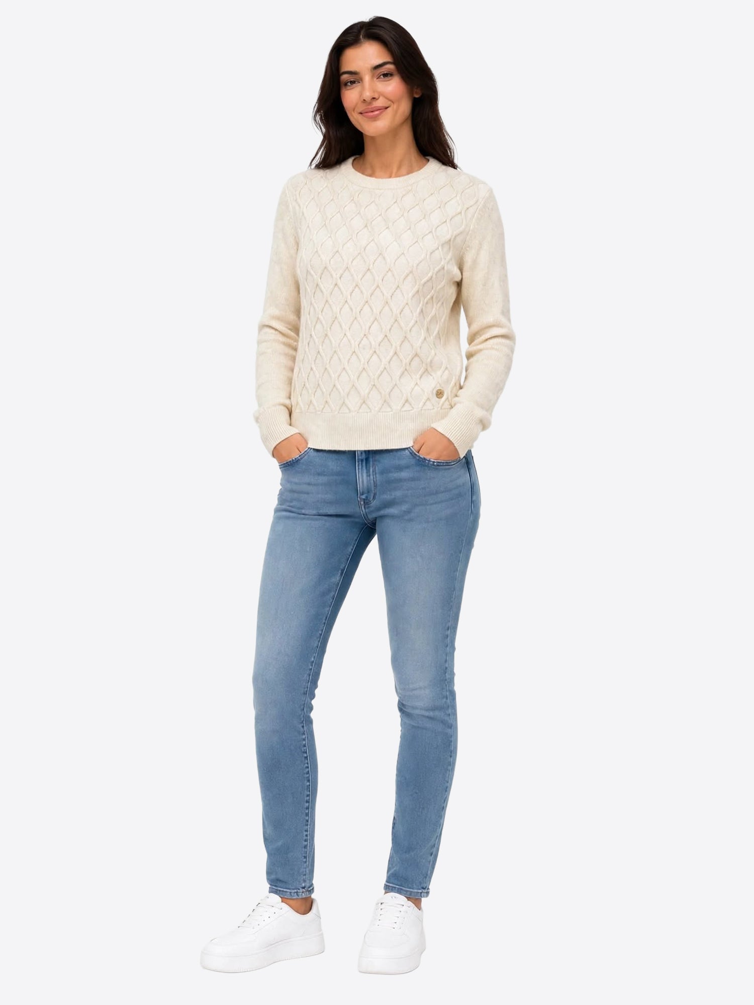 Maglia YES-ZEE da Donna - beige M011BI00157
