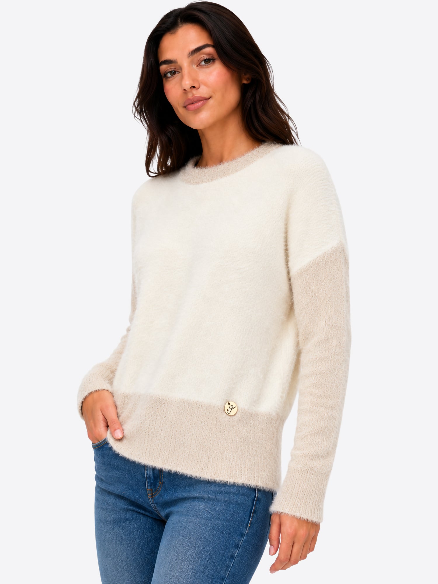 Maglia YES-ZEE da Donna - bianco M014IS00157