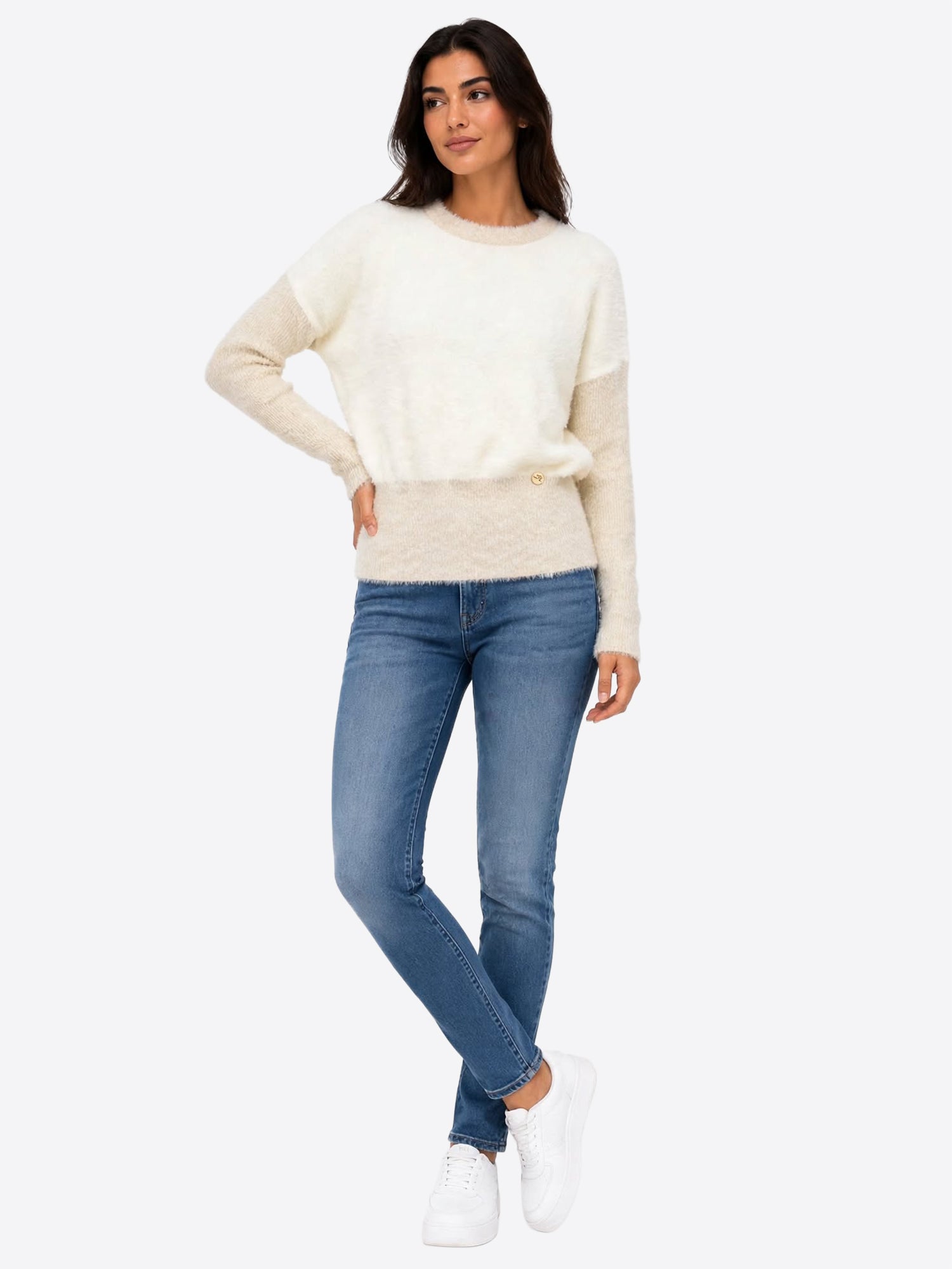 Maglia YES-ZEE da Donna - bianco M014IS00157