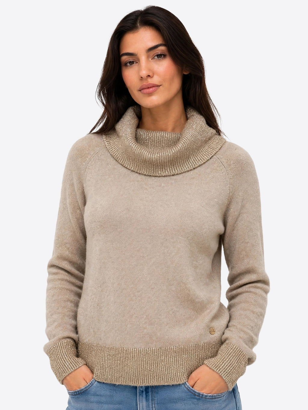 Maglia YES-ZEE da Donna - beige M054BN00222