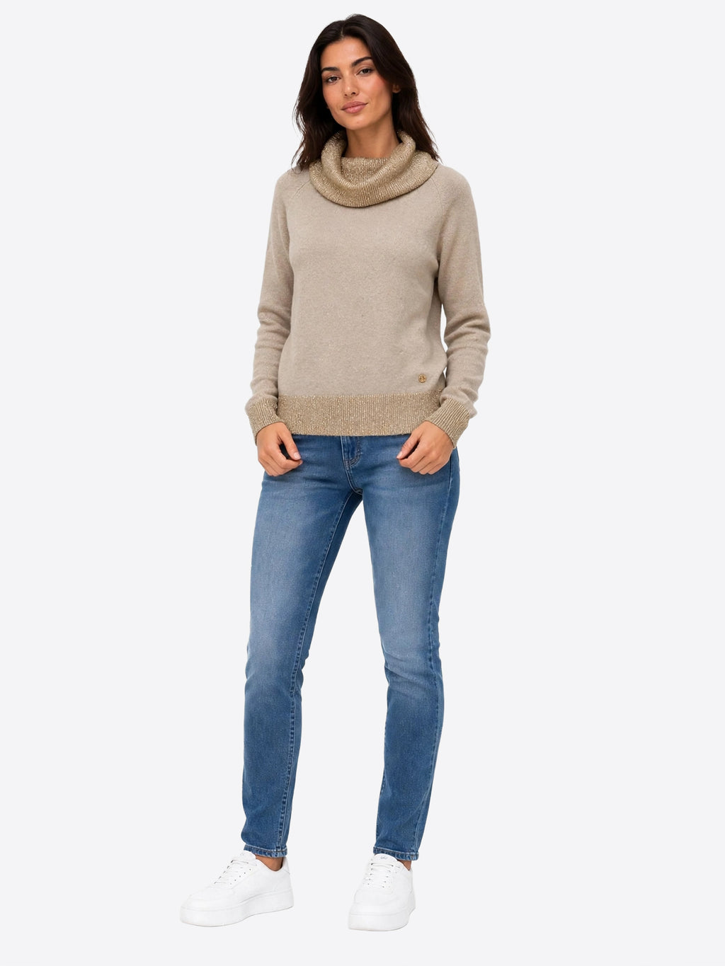 Maglia YES-ZEE da Donna - beige M054BN00222