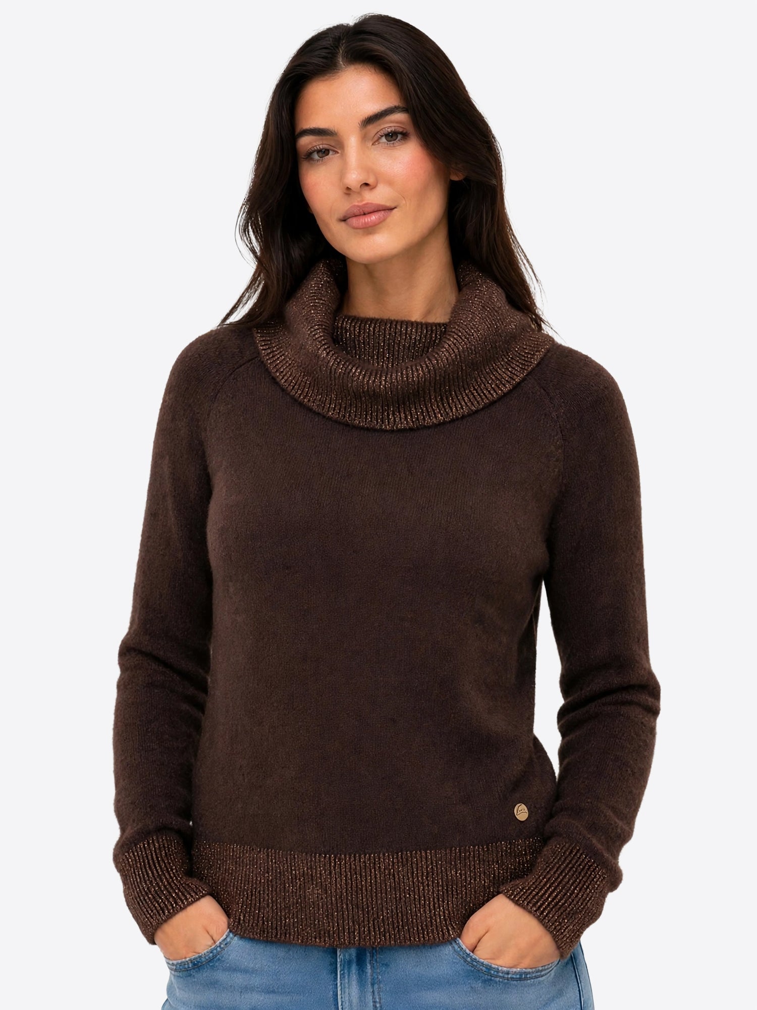 Maglia YES-ZEE da Donna - M054BN00232 MORO