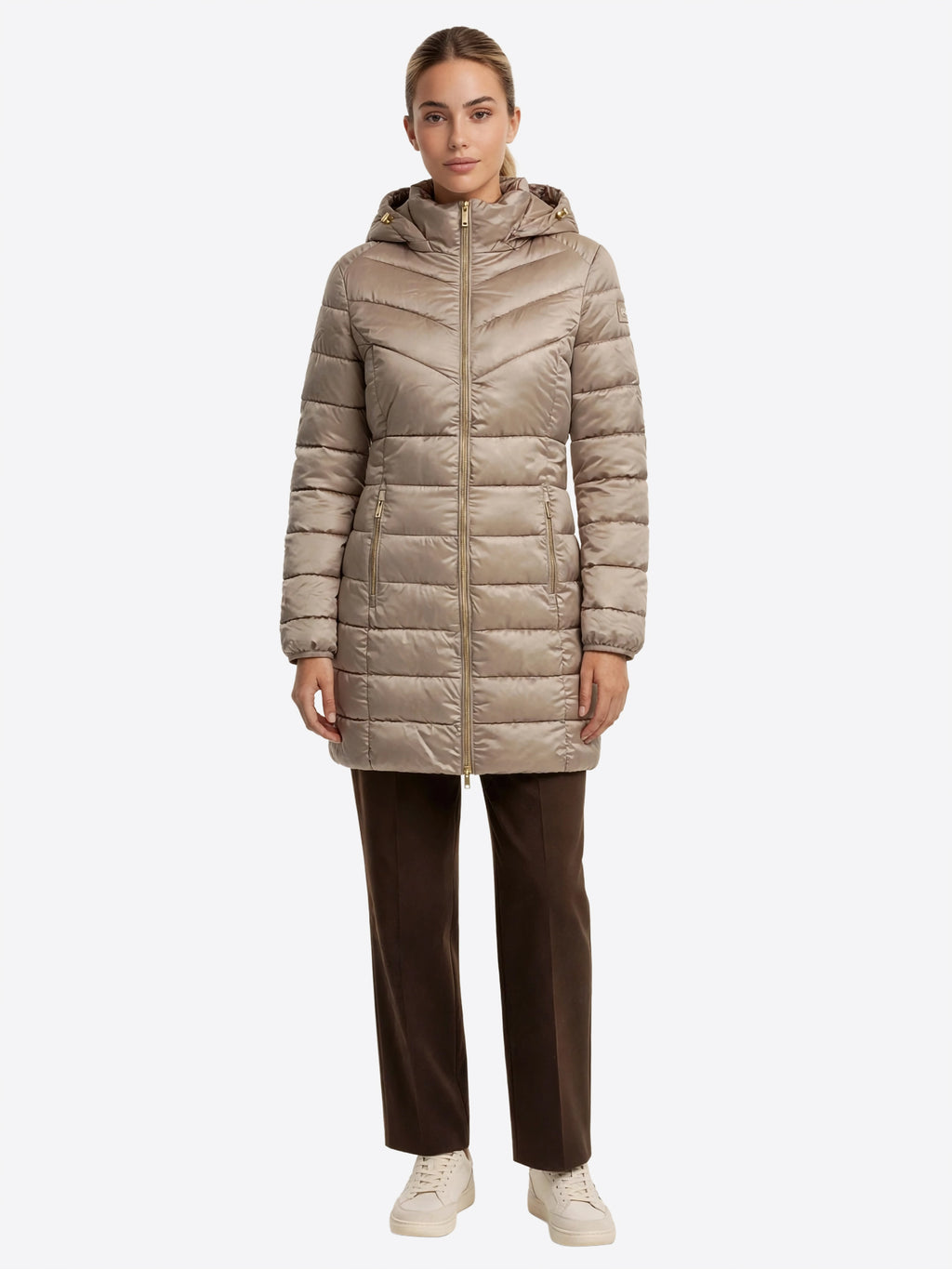 Piumino YES-ZEE da Donna - beige O017M500222