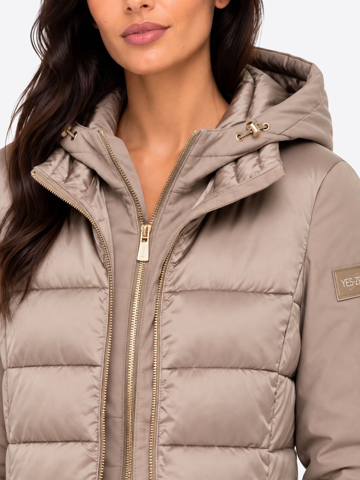 Piumino YES-ZEE da Donna - beige O045M500222