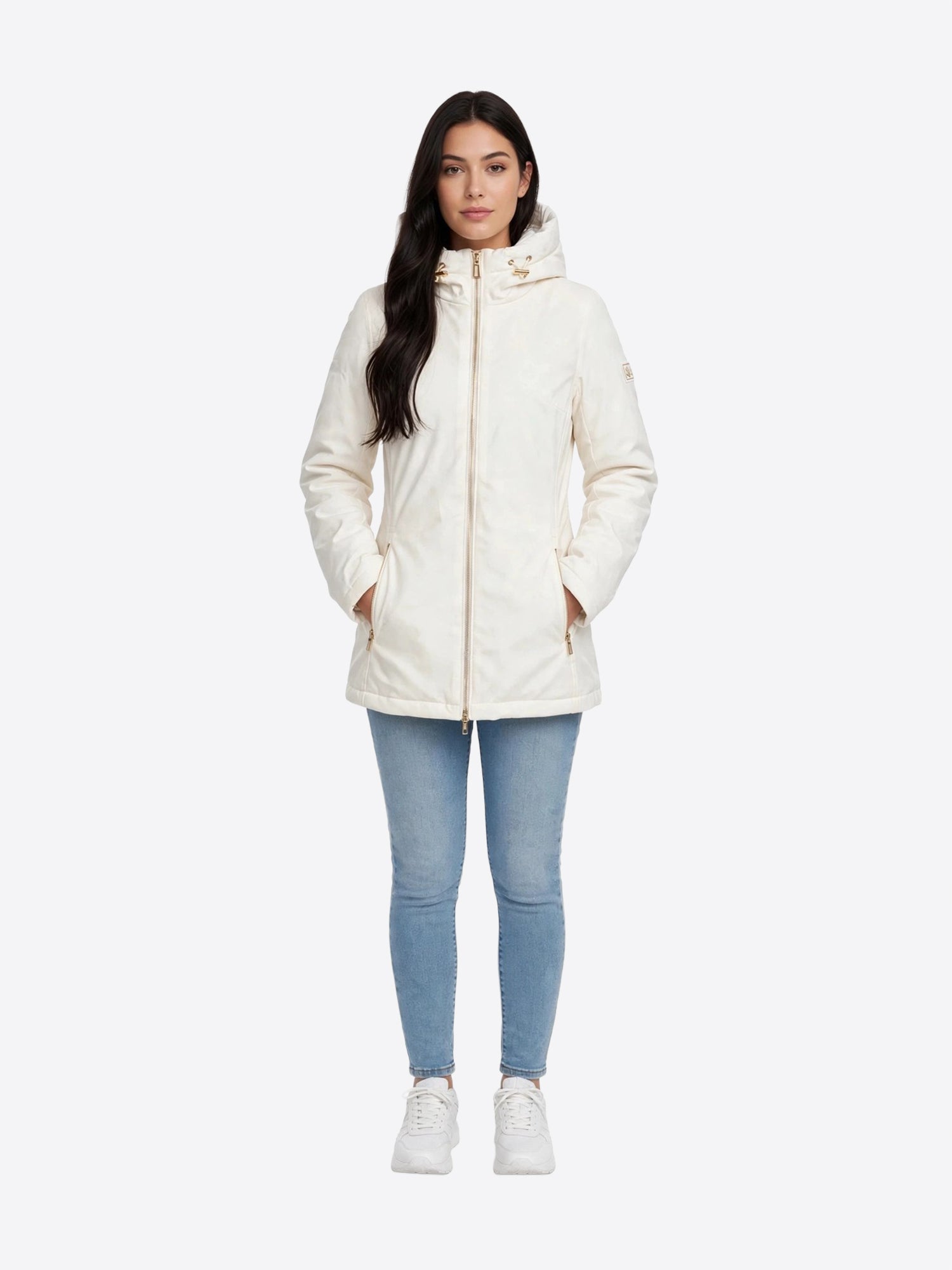 Piumino YES-ZEE da Donna - beige O088M200157