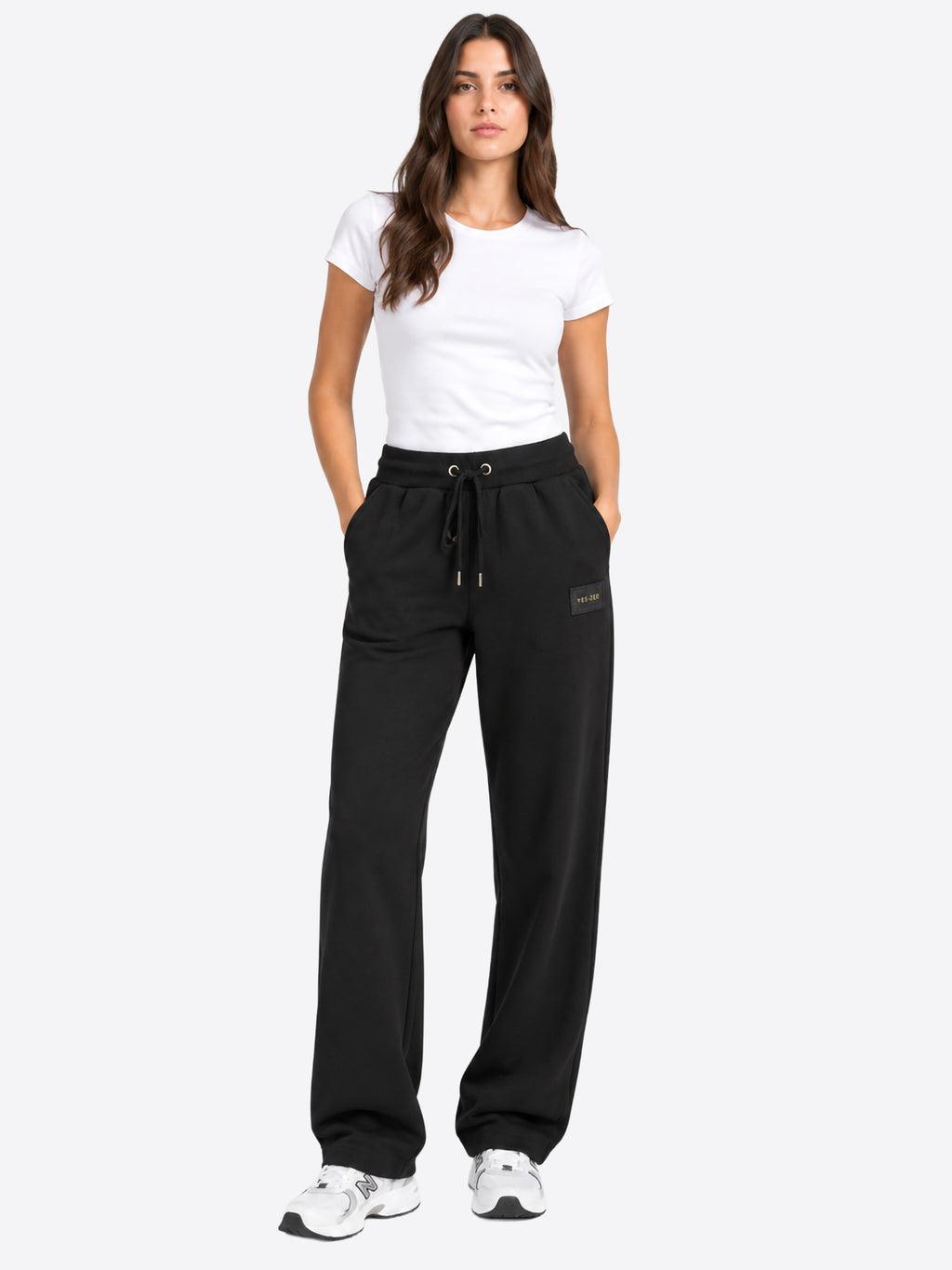 Pantalone Tuta YES-ZEE da Donna - nero P370NR00BLK