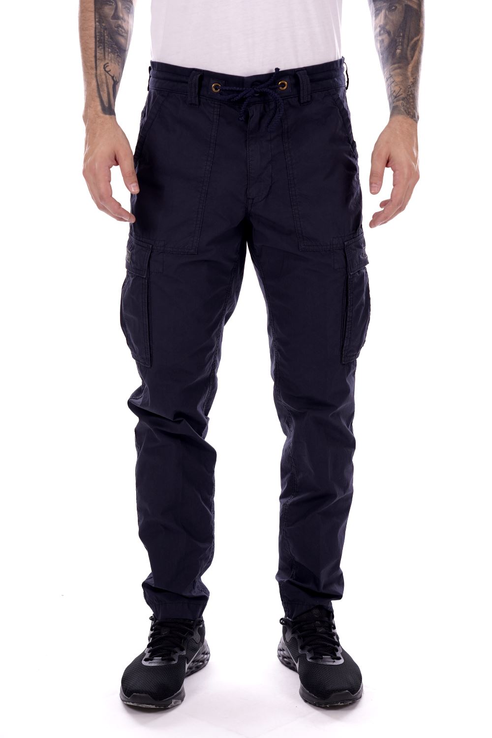 Aeronautica Militare Pantalone Blu Da Uomo