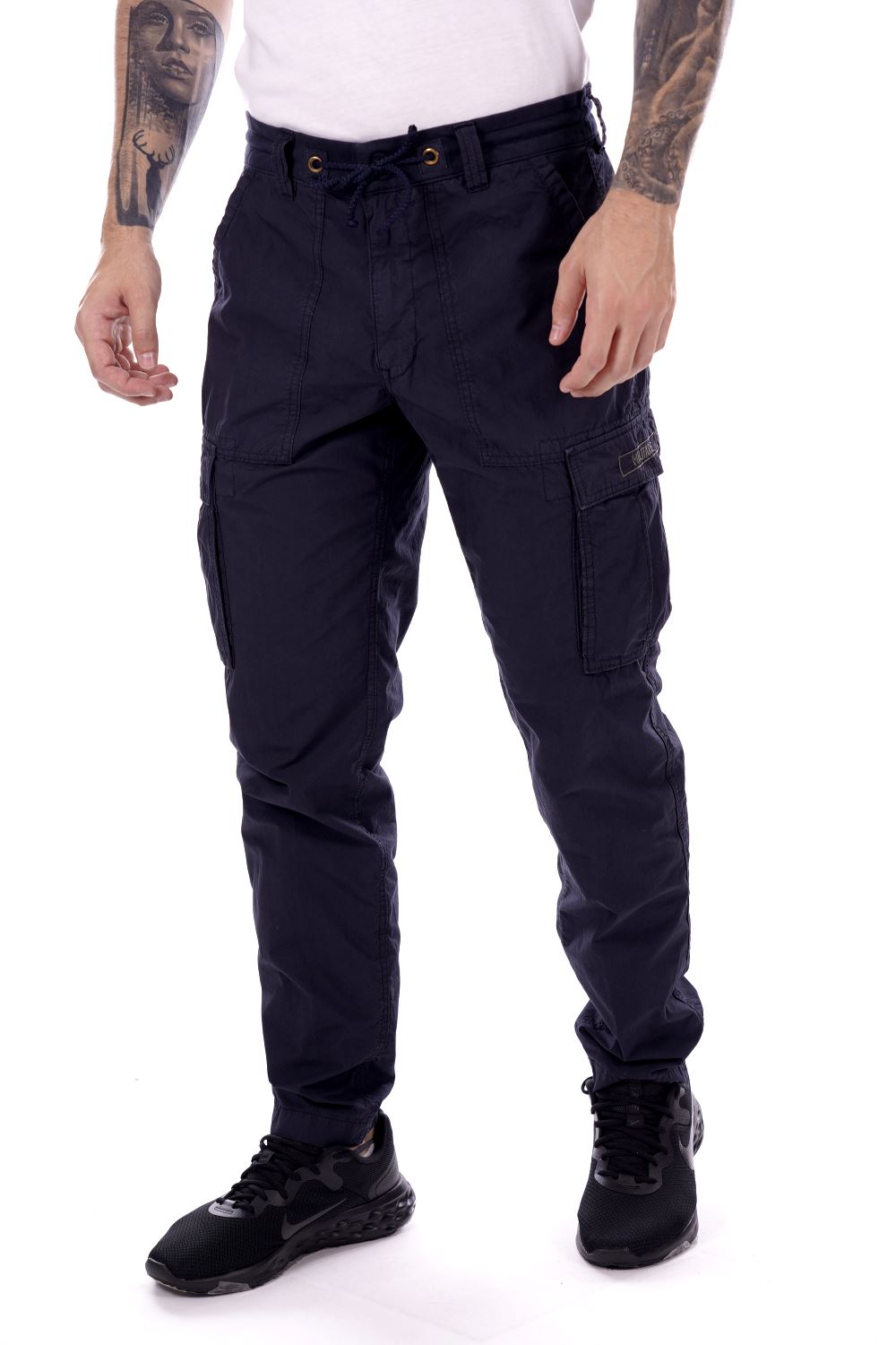 Aeronautica Militare Pantalone Blu Da Uomo