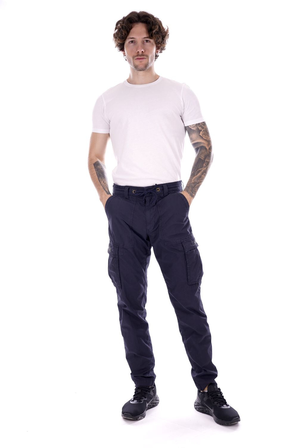 Aeronautica Militare Pantalone Blu Da Uomo