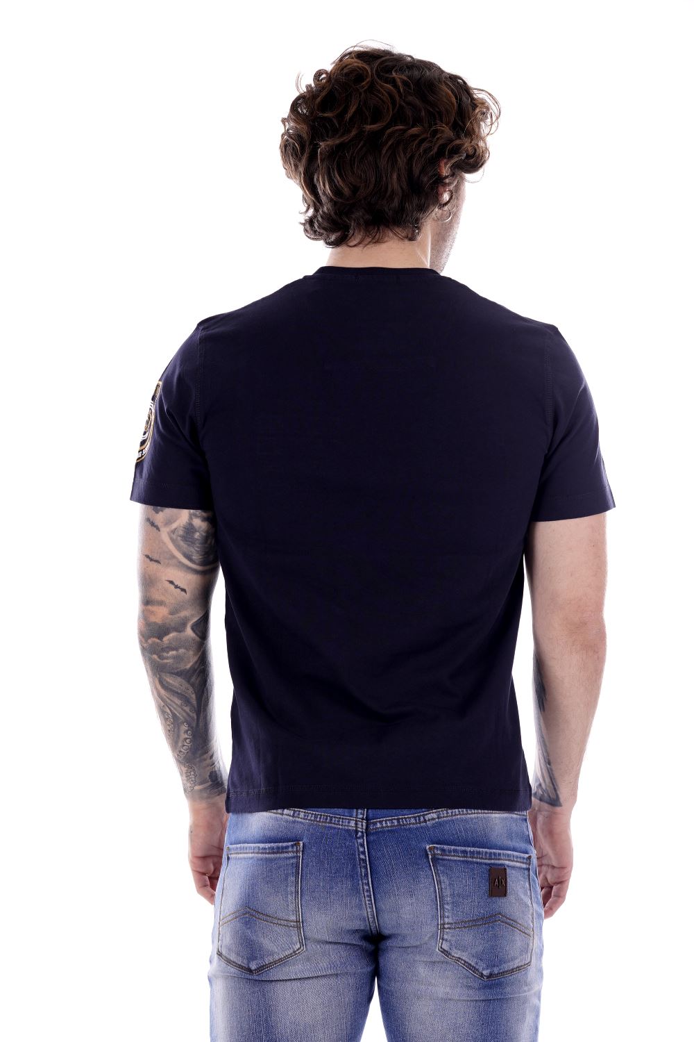 Aeronautica Militare T-shirt Blu Da Uomo