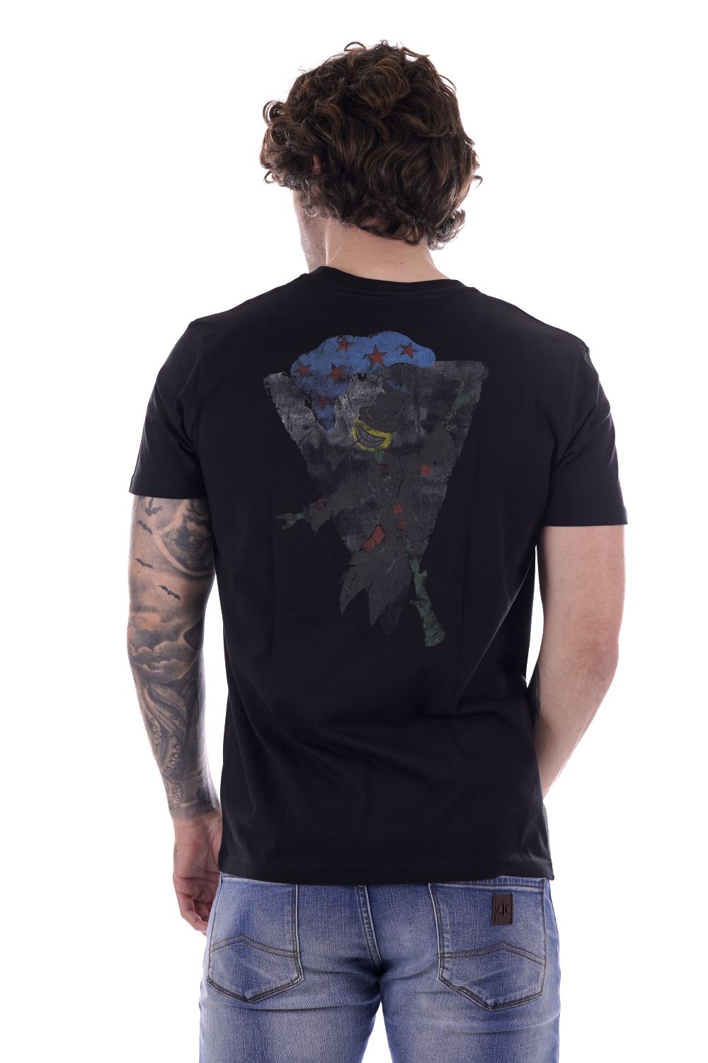 Aeronautica Militare T-shirt Nera Da Uomo