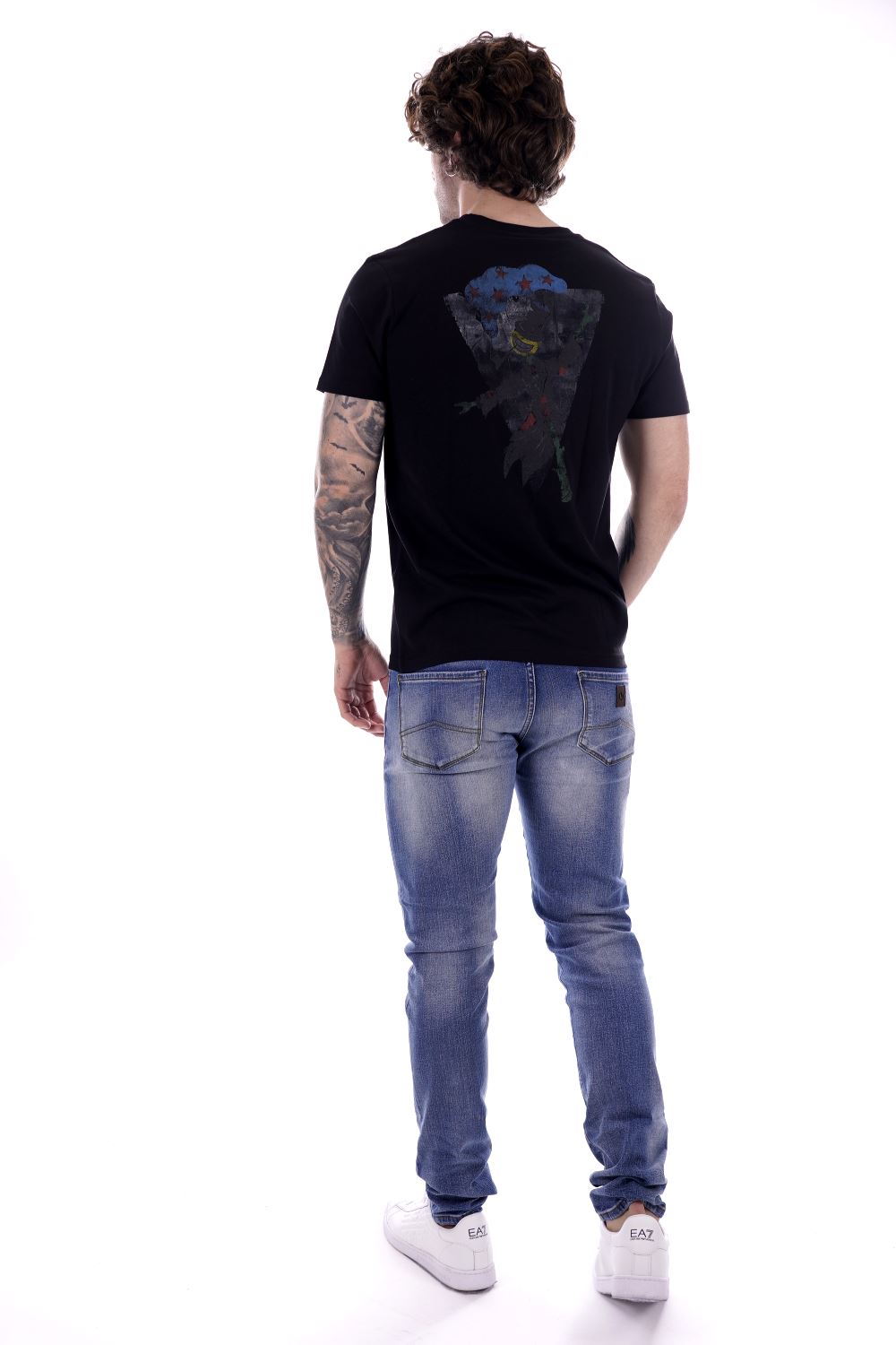 Aeronautica Militare T-shirt Nera Da Uomo