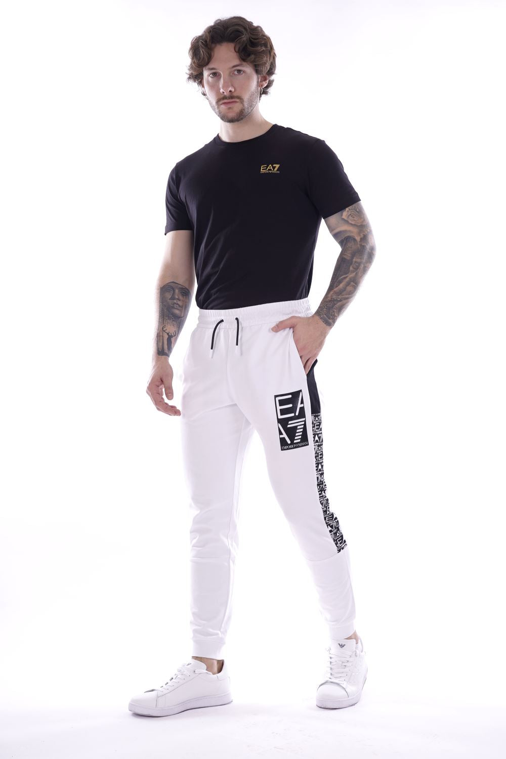 Armani Pantalone Bianco Da Uomo