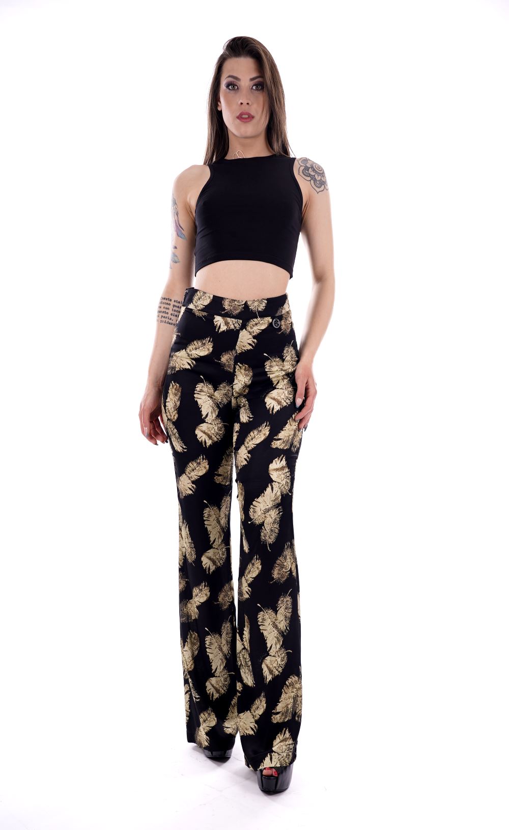 Gaelle Pantalone Nero Da Donna