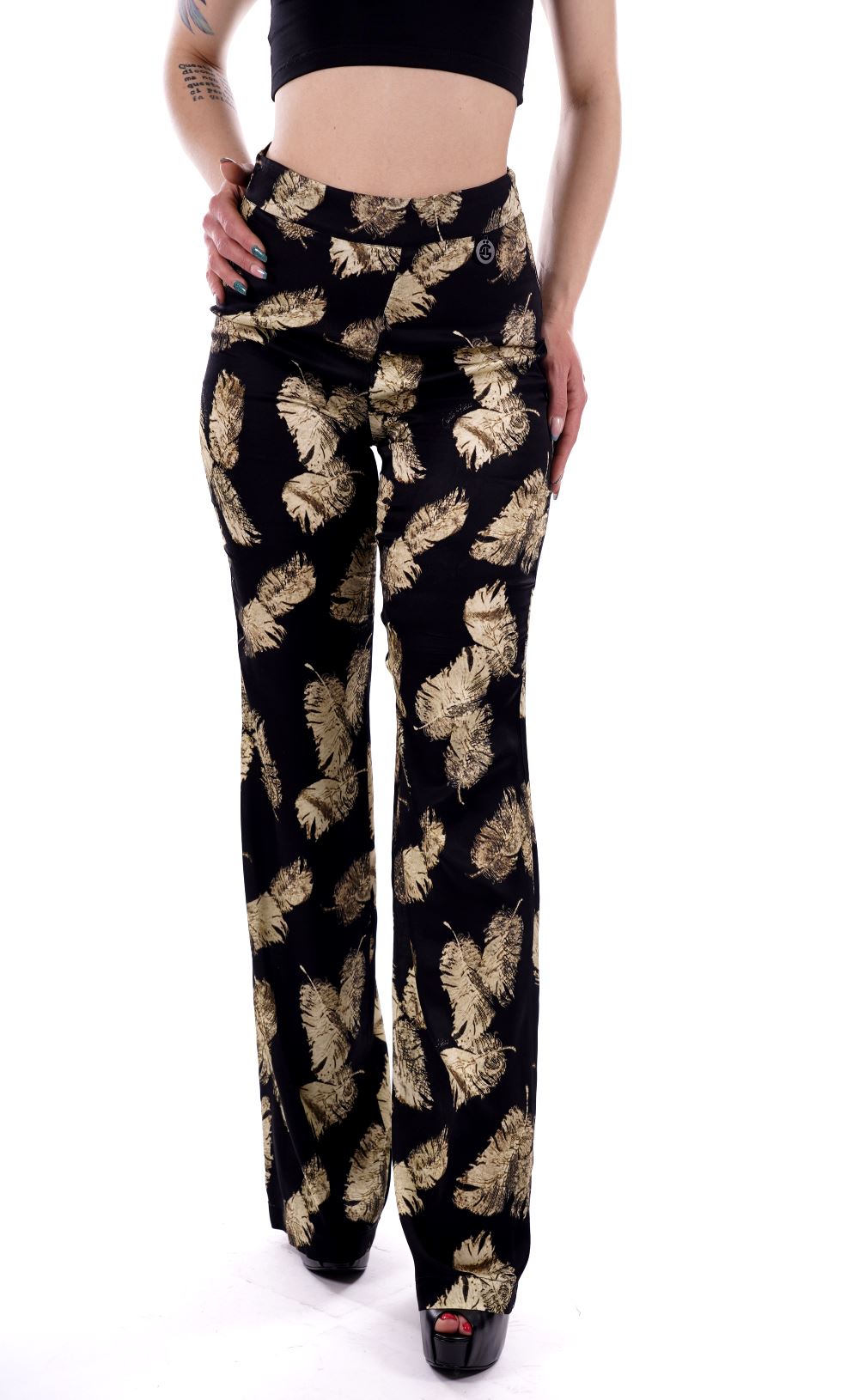Gaelle Pantalone Nero Da Donna