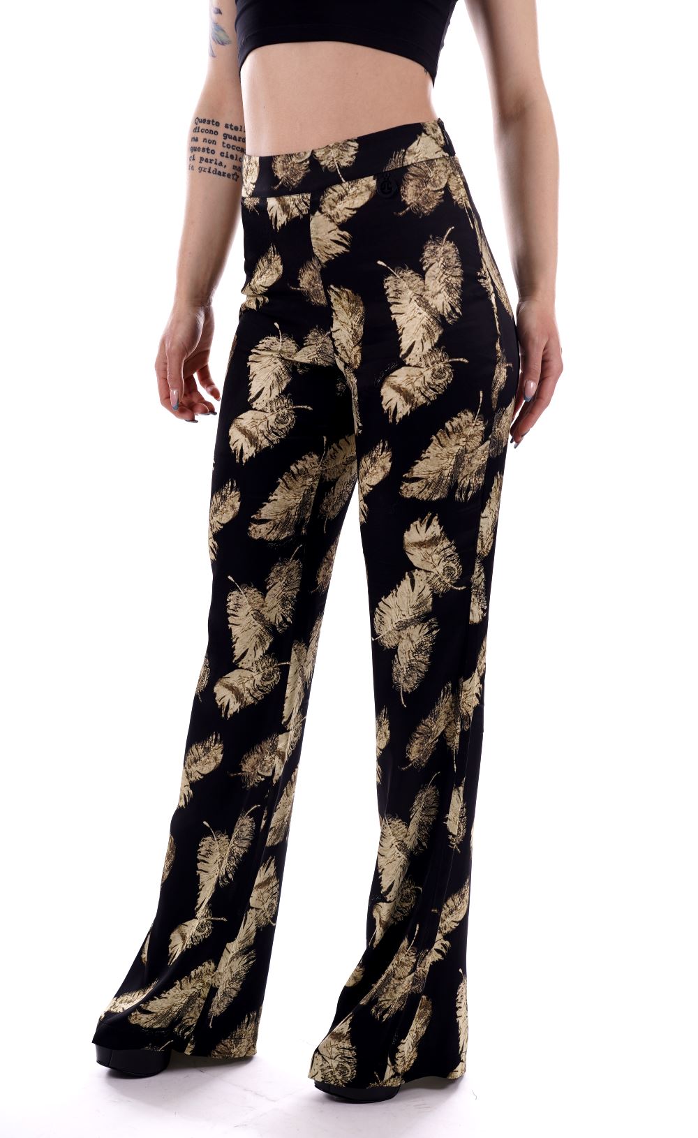 Gaelle Pantalone Nero Da Donna