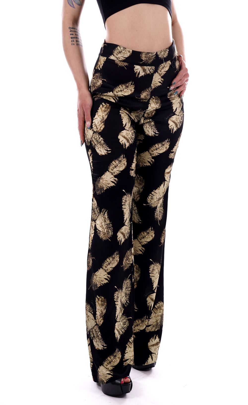 Gaelle Pantalone Nero Da Donna