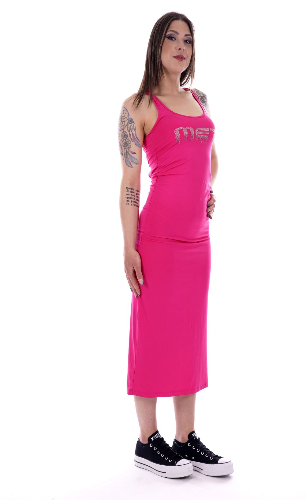 Met Vestito Fucsia Da Donna
