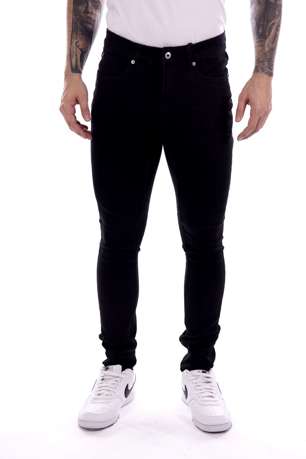 Solid Pantalone Jeans Da Uomo