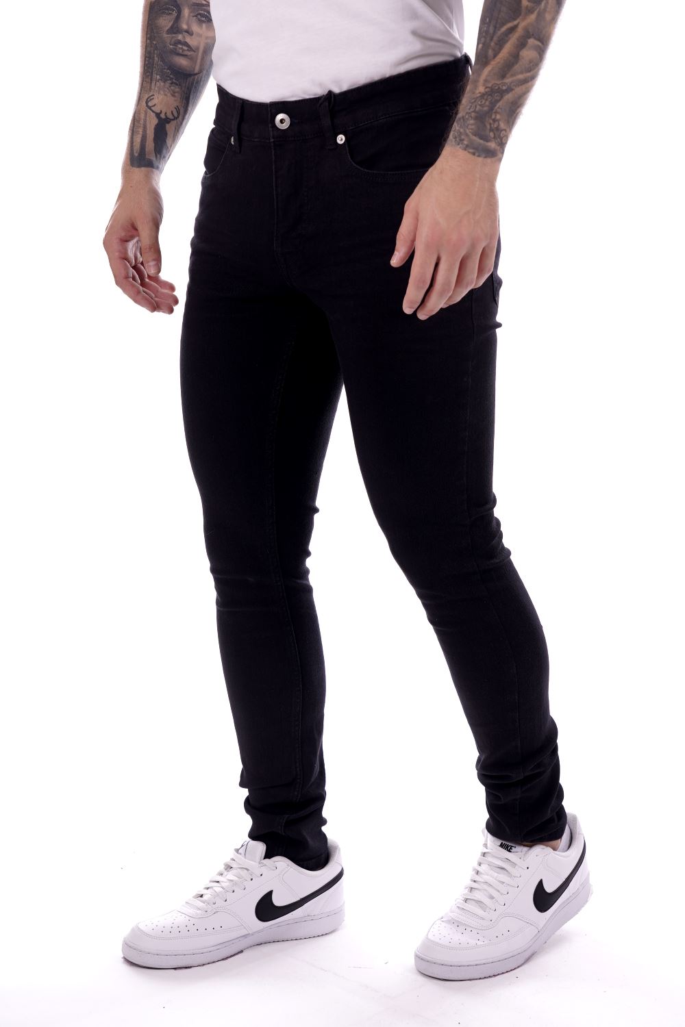 Solid Pantalone Jeans Da Uomo