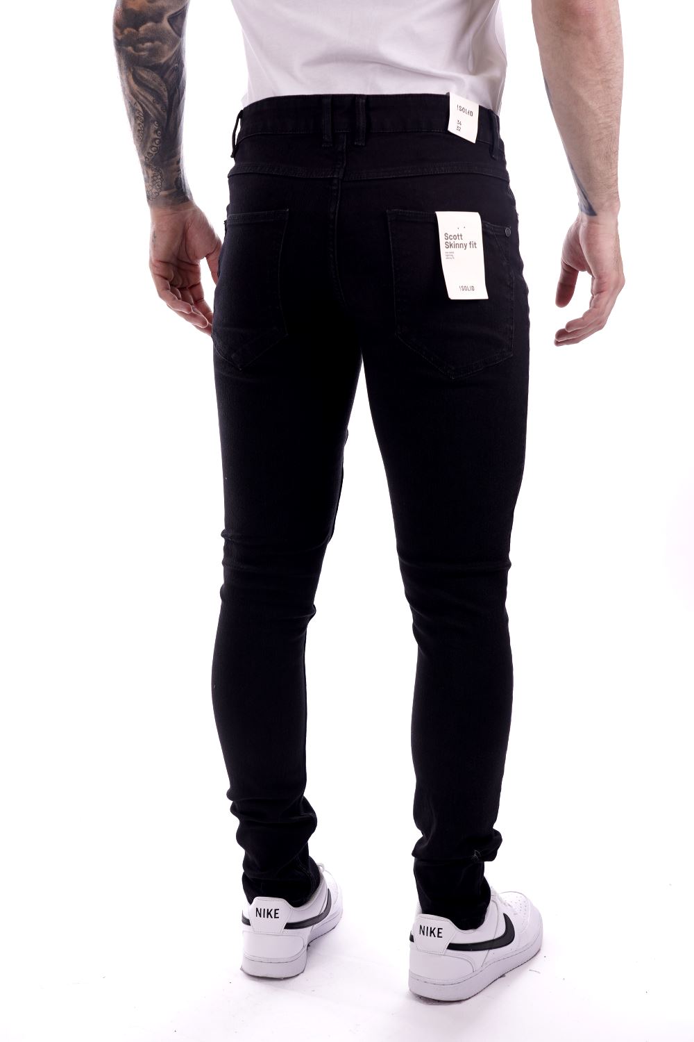 Solid Pantalone Jeans Da Uomo