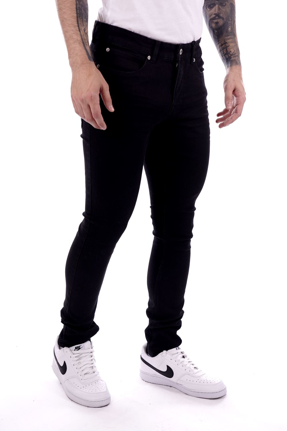 Solid Pantalone Jeans Da Uomo