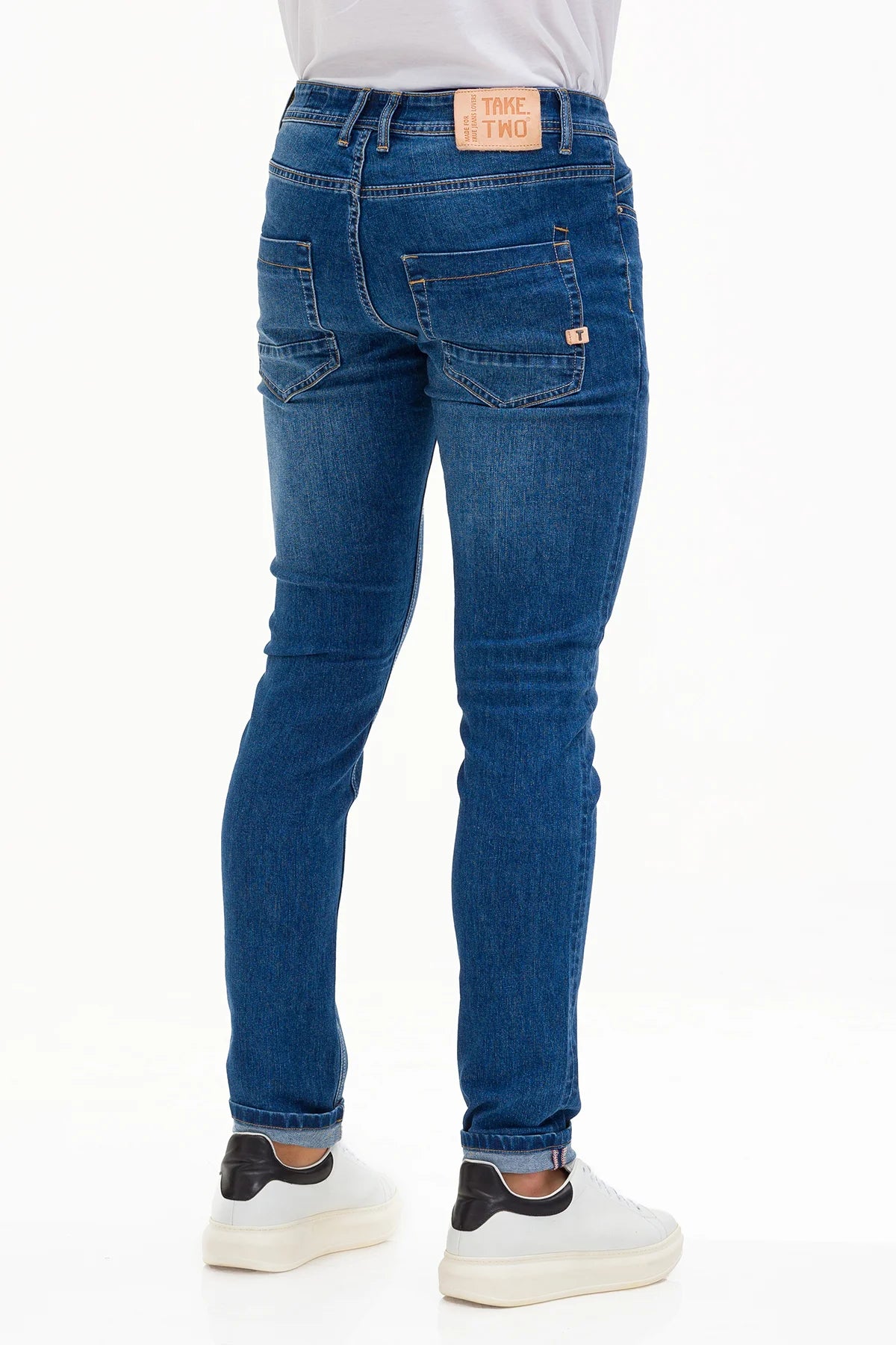 Take Two Pantalone Blu Da Uomo