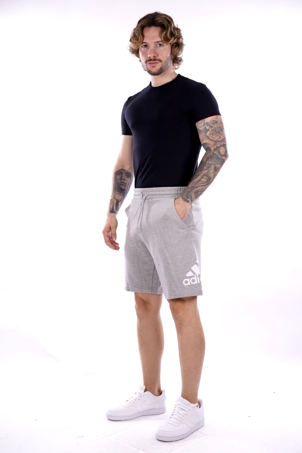 Bermuda ADIDAS da Uomo - grigio IC9403GREY