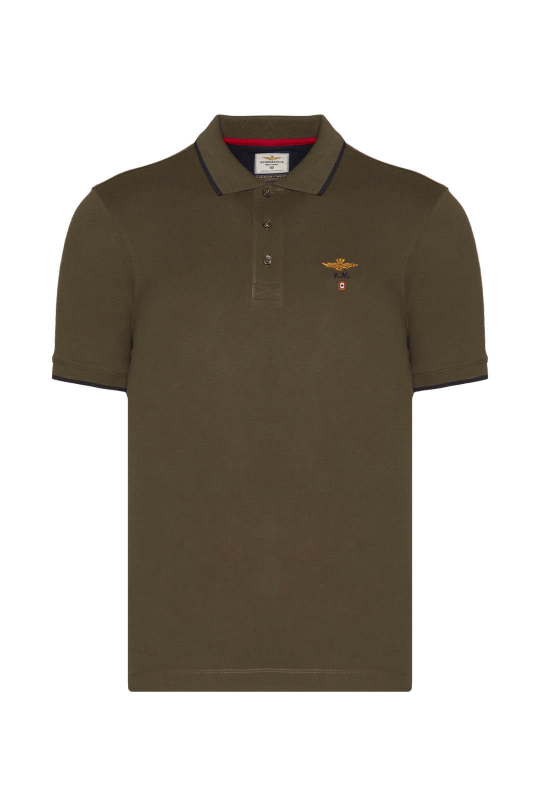 Aeronautica Militare Polo Verde Da Uomo