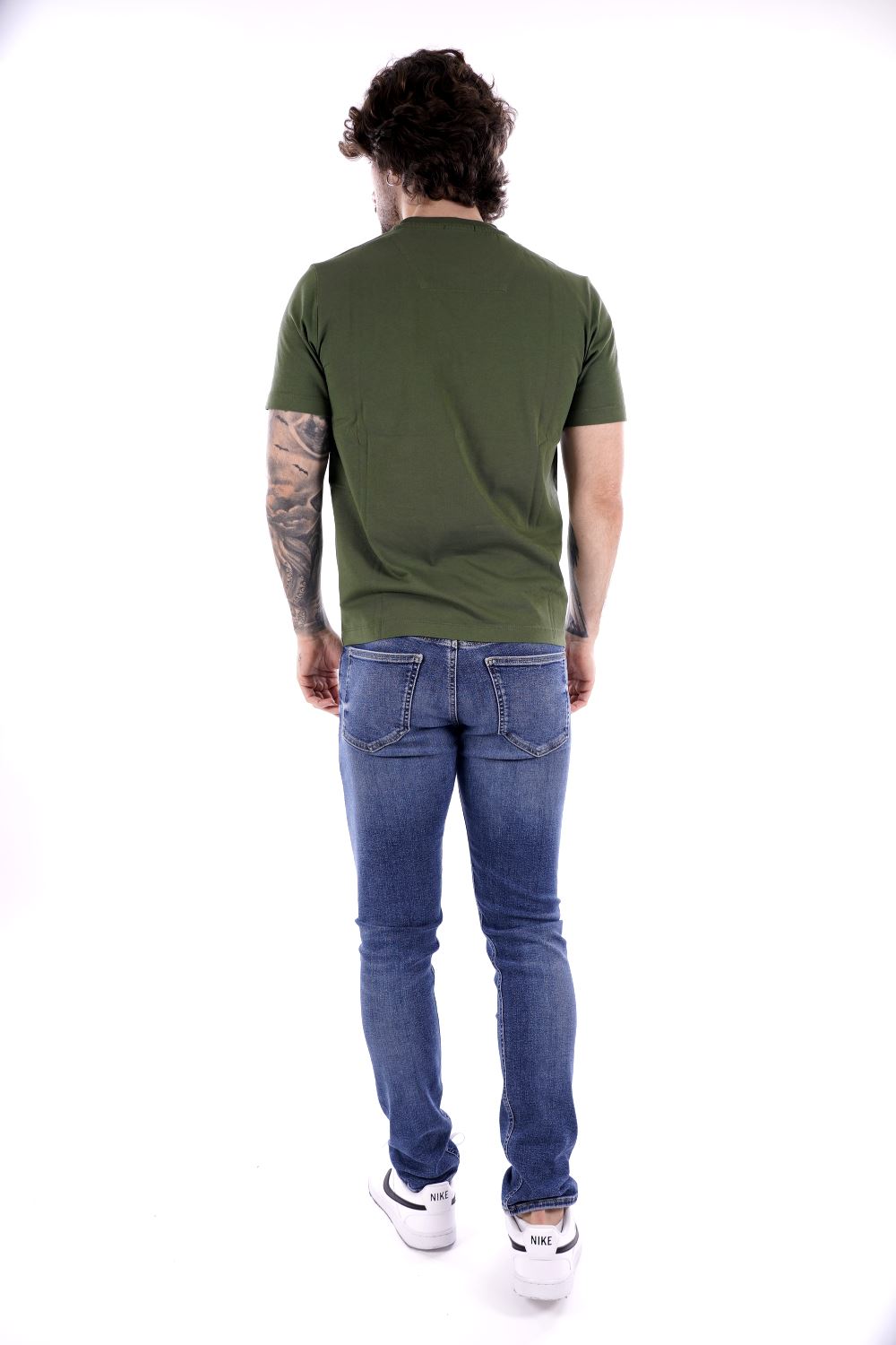 Aeronautica Militare T-shirt Verde Da Uomo