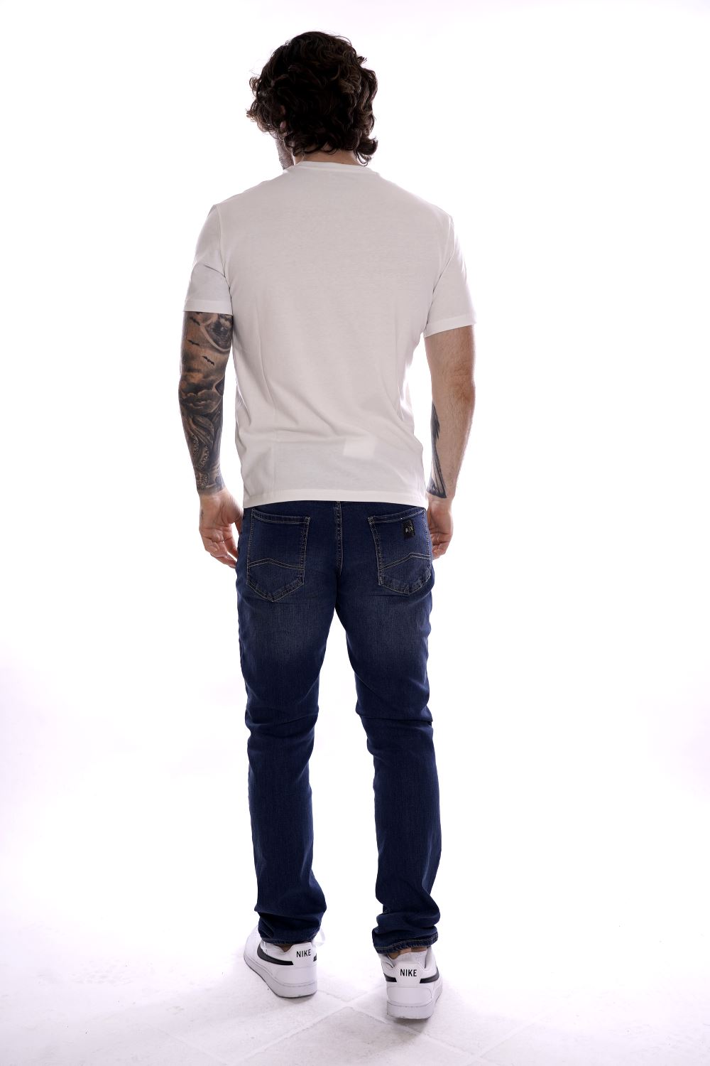Armani T-shirt Bianca Da Uomo