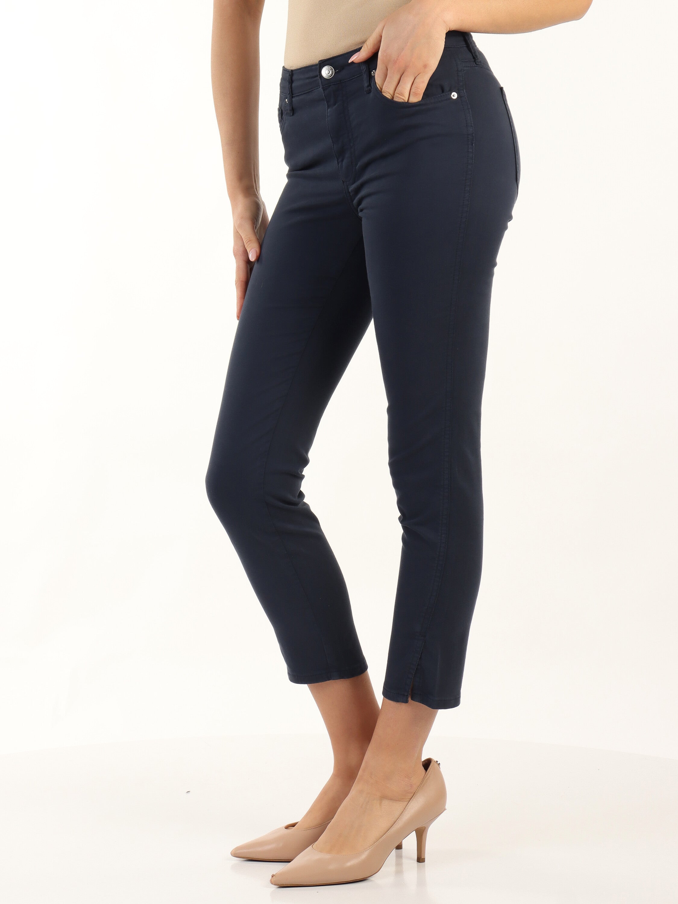 Armani Pantalone Nero Da Donna