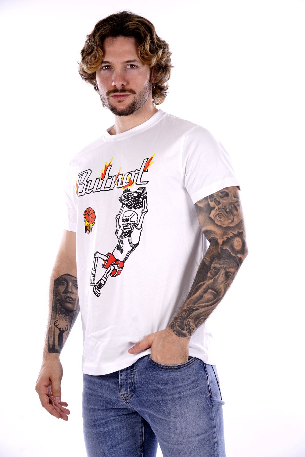 T-shirt BUT NOT da Uomo - bianco U901606BIANCO