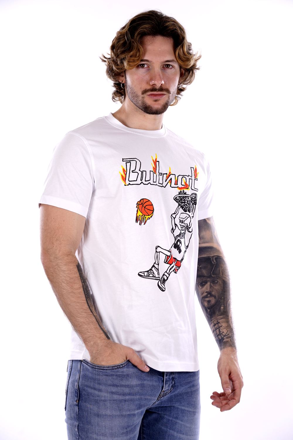 T-shirt BUT NOT da Uomo - bianco U901606BIANCO