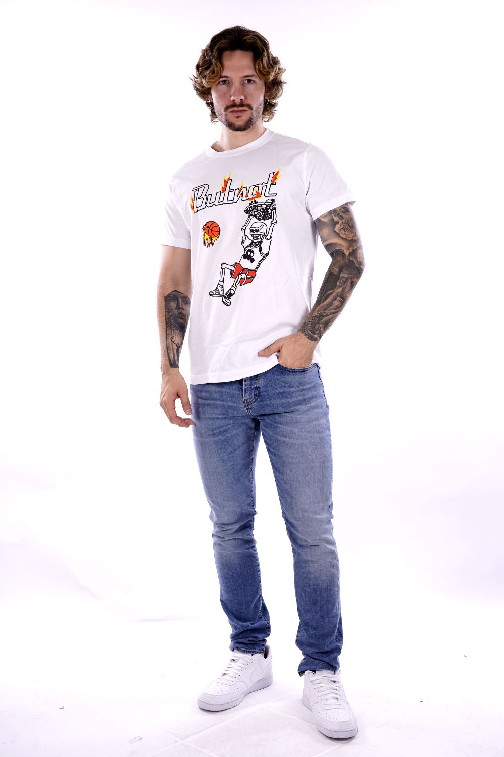 T-shirt BUT NOT da Uomo - bianco U901606BIANCO