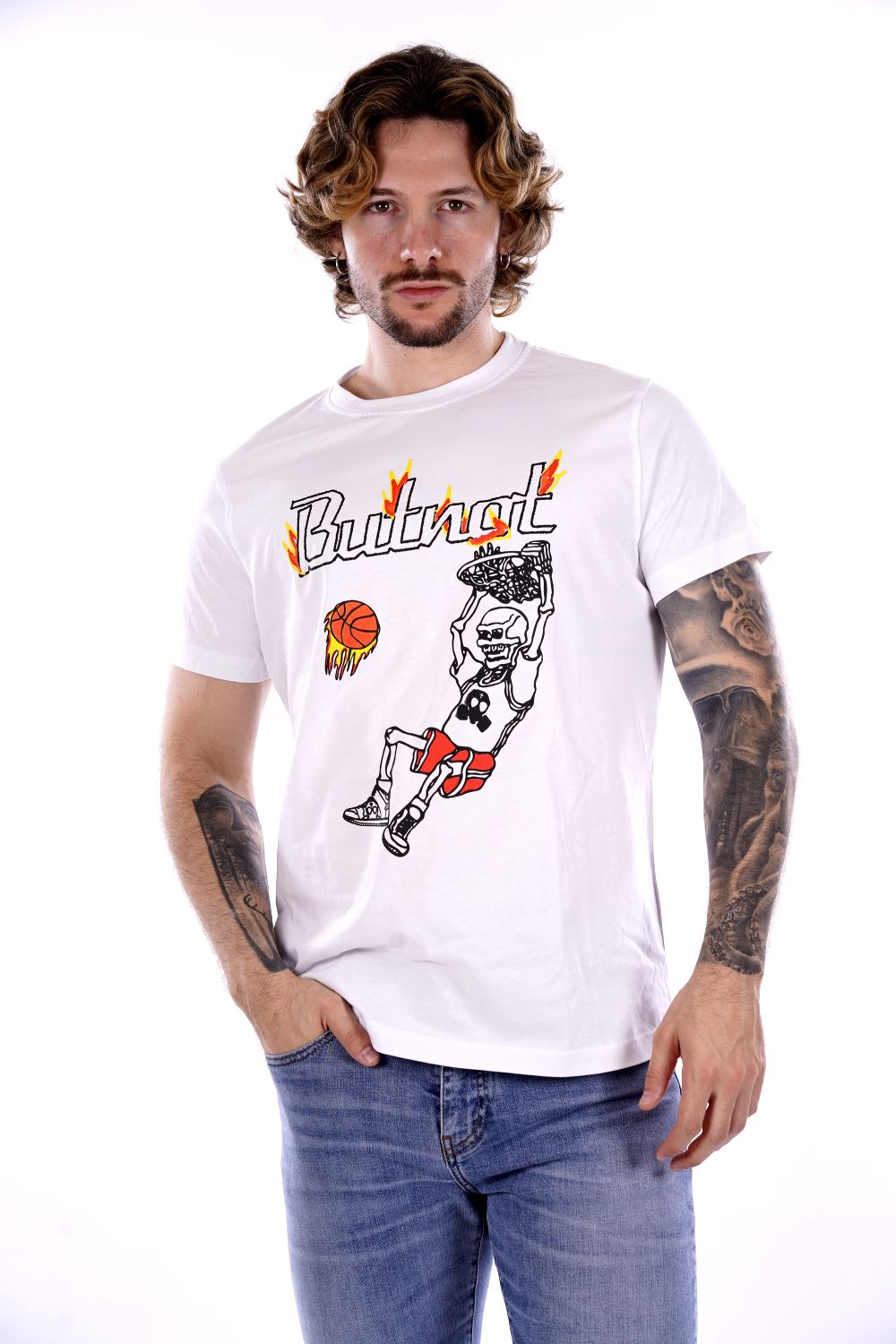 T-shirt BUT NOT da Uomo - bianco U901606BIANCO