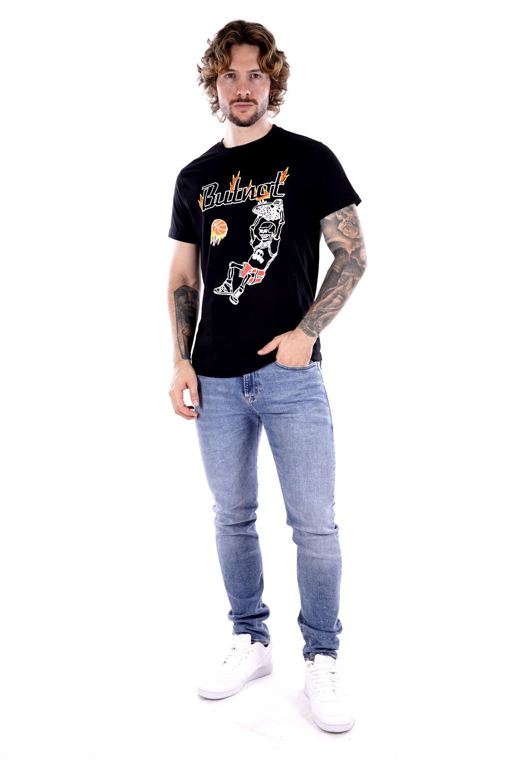 T-shirt BUT NOT da Uomo - nero U901606NERO