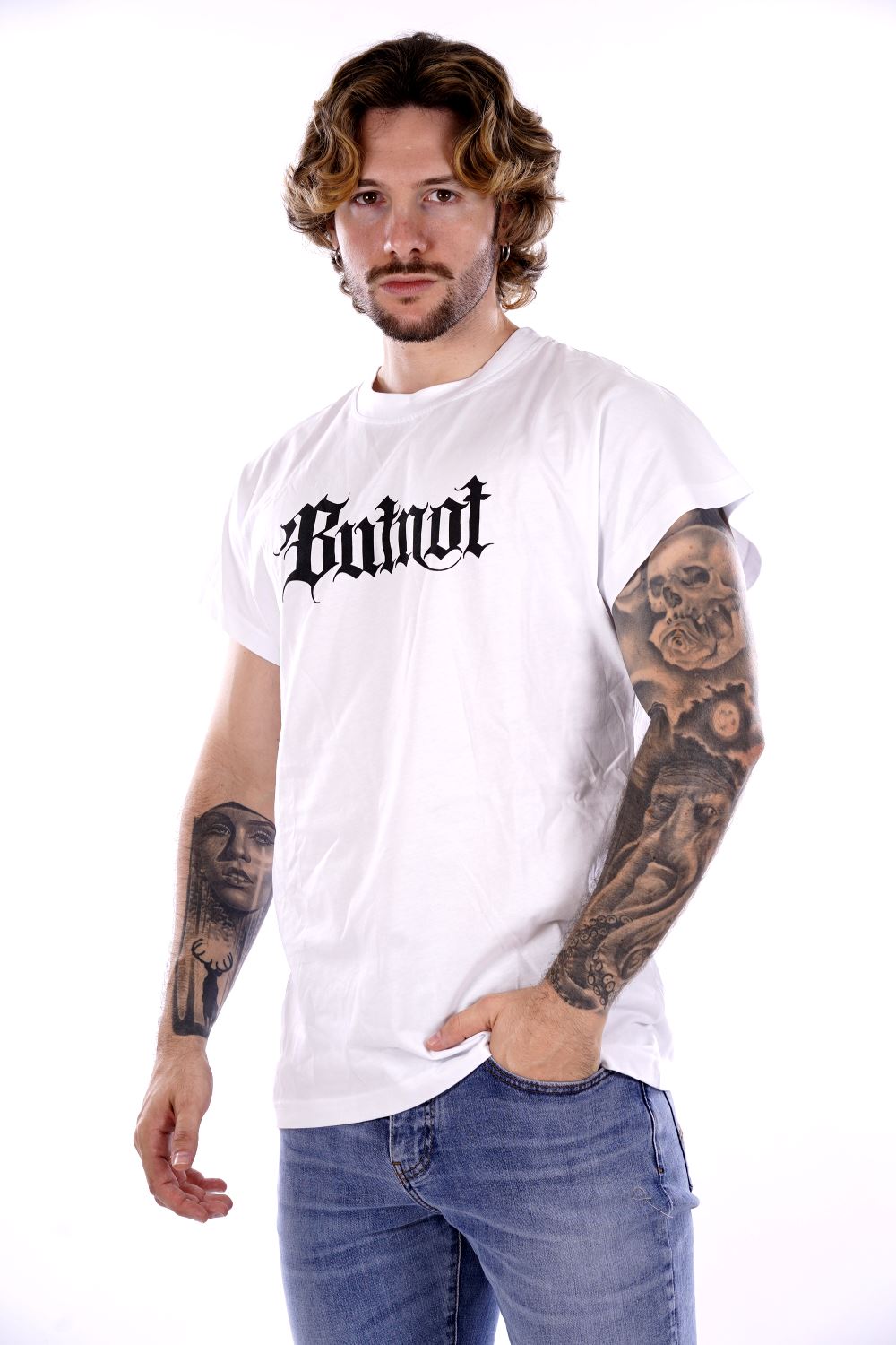 T-shirt BUT NOT da Uomo - bianco U99146547BIANCO