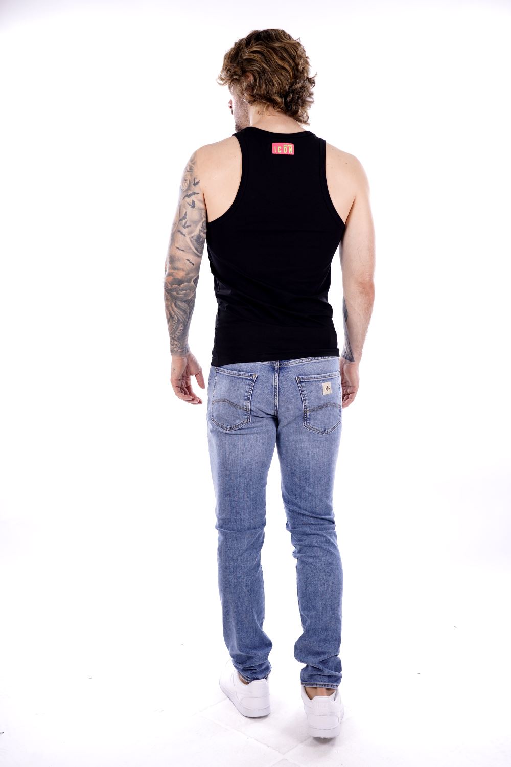 Canotta DSQUARED2 da Uomo - nera D9D09504027 NEROFUCSIA