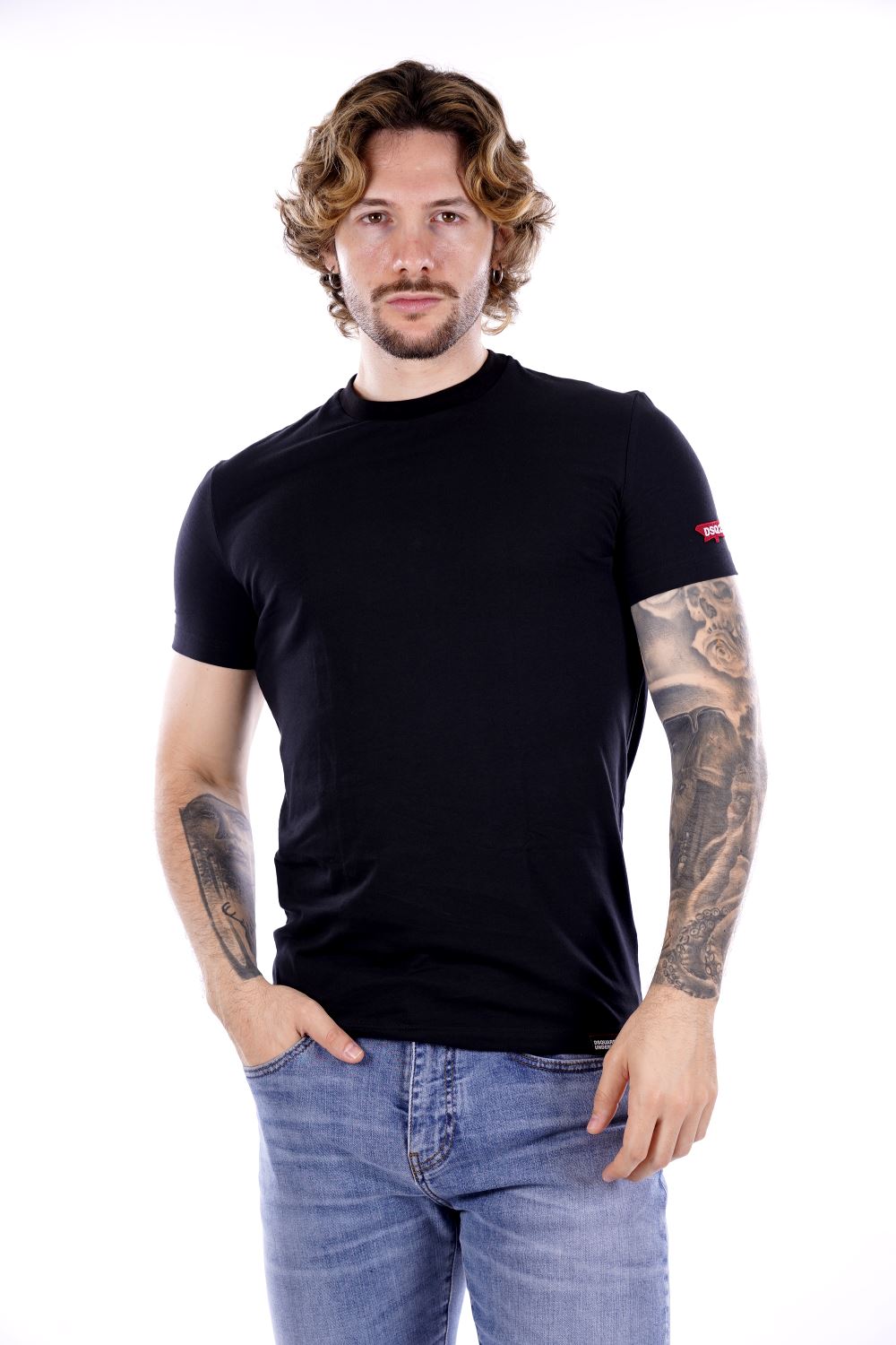 T-shirt DSQUARED2 da Uomo - nera D9M20490001 NERO