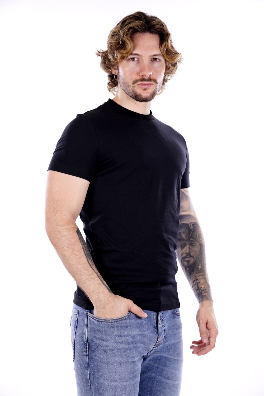 T-shirt DSQUARED2 da Uomo - nera D9M20490001 NERO