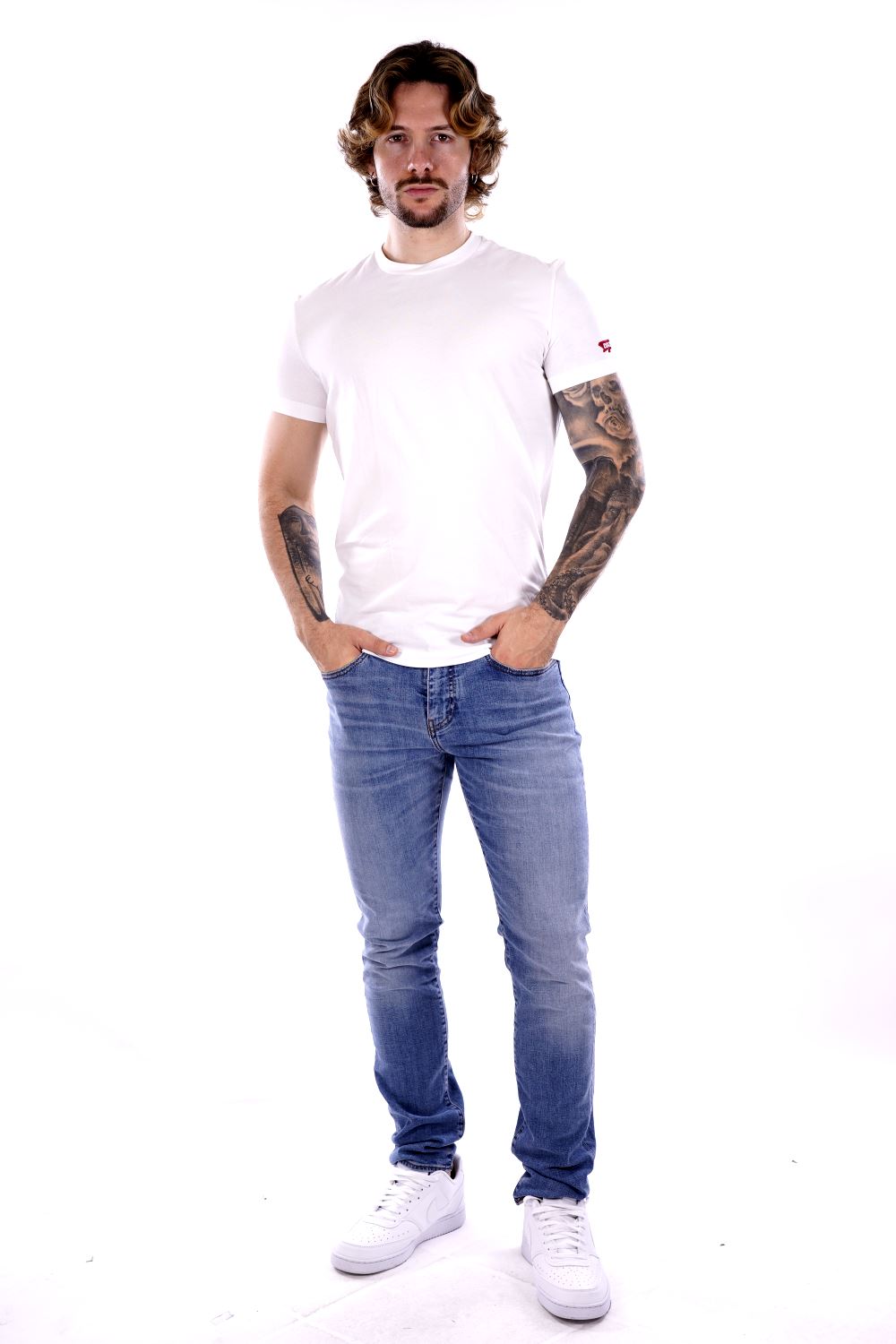 T-shirt DSQUARED2 da Uomo - bianca D9M20490100 BIANCO