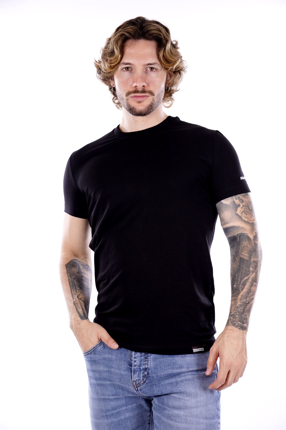 T-shirt DSQUARED2 da Uomo - nera D9M205190010 NERO