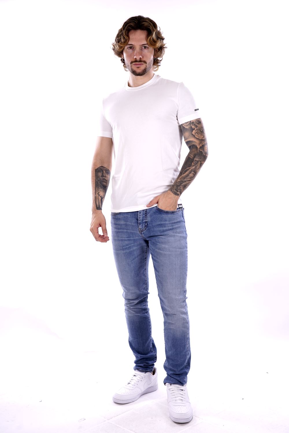 T-shirt DSQUARED2 da Uomo - bianca D9M205190110 BIANCO