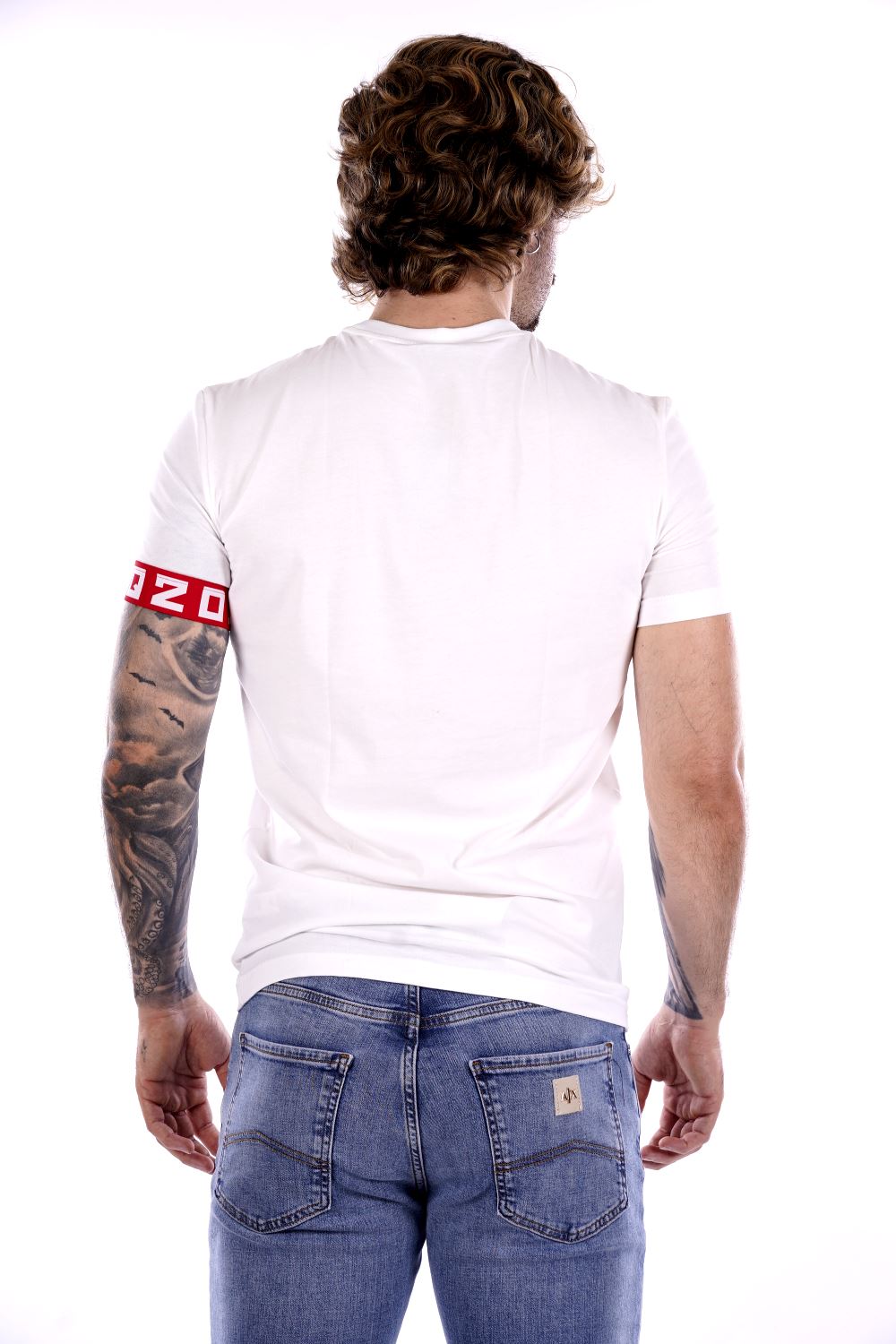 T-shirt DSQUARED2 da Uomo - bianca D9M3S513104 BIANCOROSSO