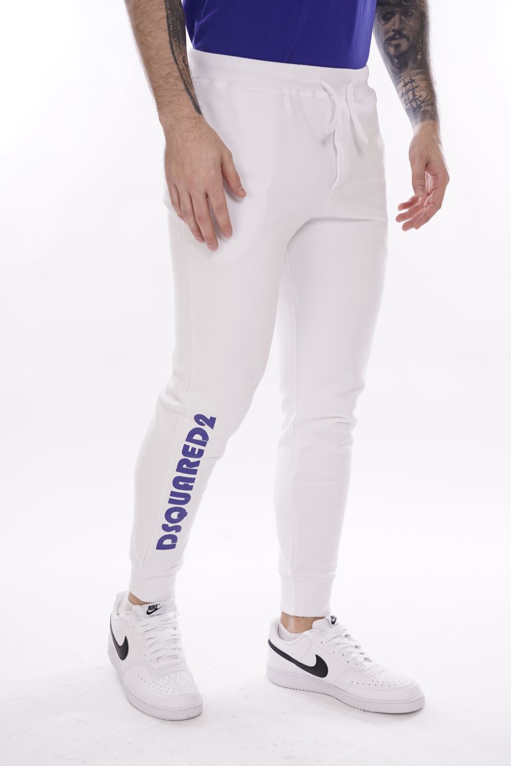 Dsquared Pantalone Bianco Da Ragazzo